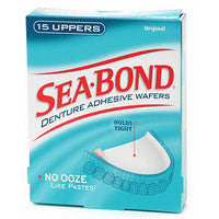 Sea-Bond Denture Adhesive Wafers, Original - 15 Uppers